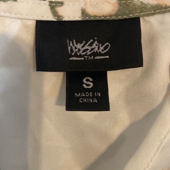 Dress, Green/Wht/Peach, S - Picture 2 of 7